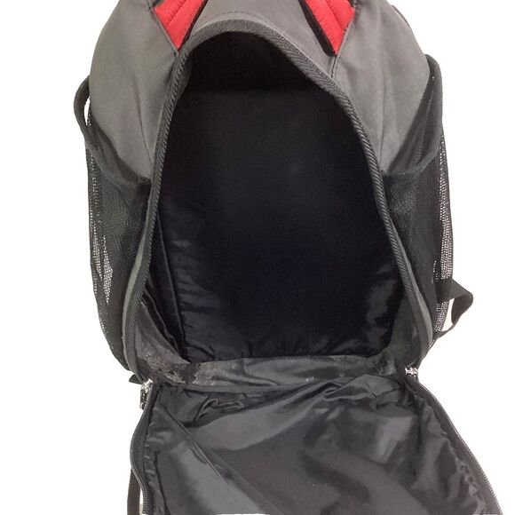 Samsonite Backpack - Gray/Red/Black - Padded Sleeve - Multi-Compartment - Picture 7 of 12